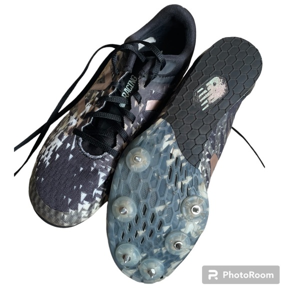 NEW BALANCE | WOMENS NEW BALANCE MD 500 RACING SILENT HINTER RUNNING SHOES, SZ 7 - Picture 4 of 6